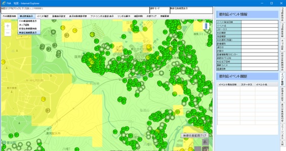図：通信エリアの可視化