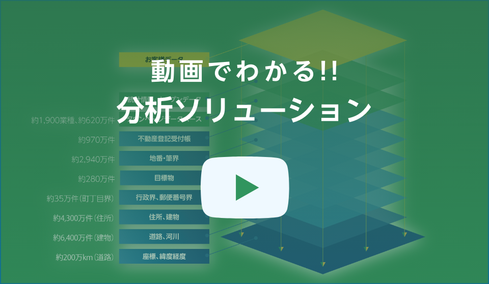 動画でわかるGEOSPACE 分析ソリューション